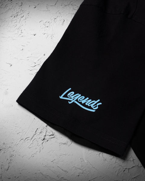 LEGENDS CULTURE LOGO TEE BLACK/BLUE