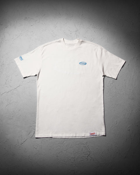 LEGENDS CULTURE LOGO TEE WHITE/BLUE