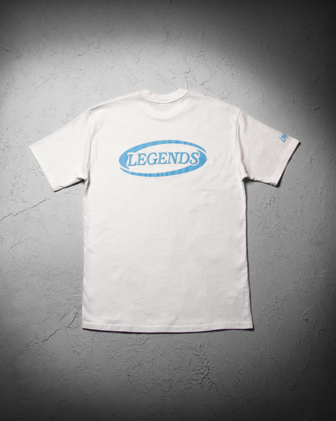 LEGENDS CULTURE LOGO TEE WHITE/BLUE