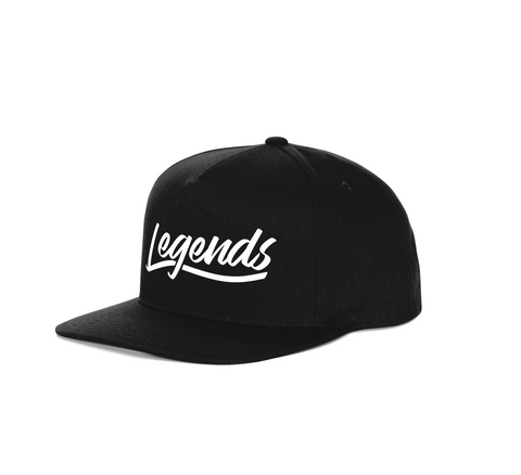 LEGENDS TEXT SNAPBACK FLAT