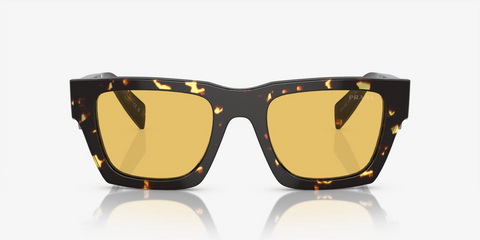 PRADA  YELLOW TORTOISE BLACK MALT