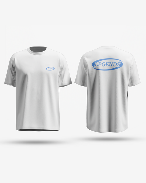 LEGENDS CULTURE LOGO TEE WHITE/BLUE