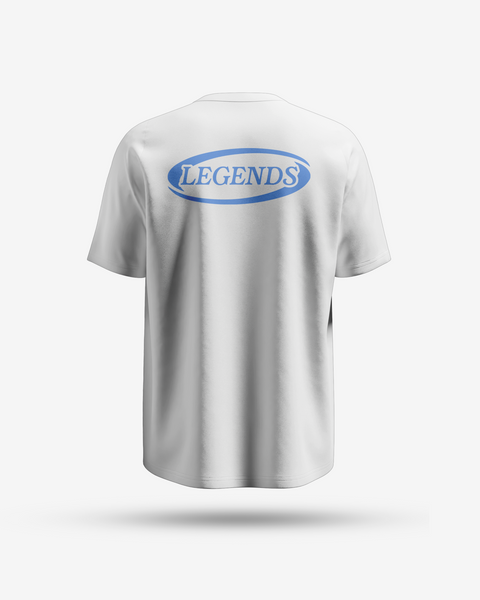 LEGENDS CULTURE LOGO TEE WHITE/BLUE