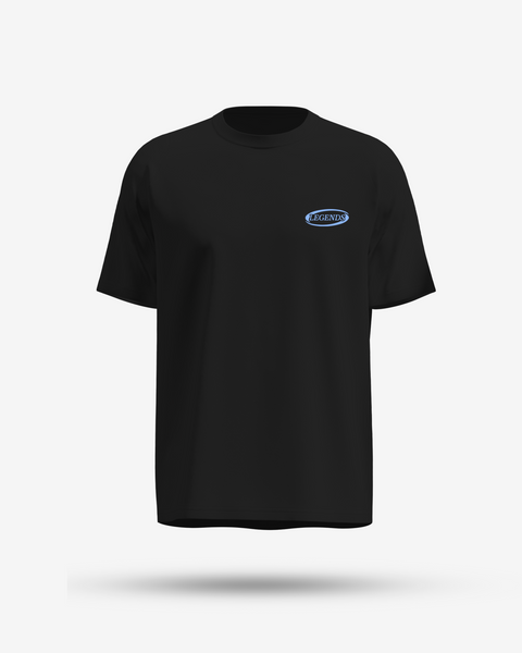 LEGENDS CULTURE LOGO TEE BLACK/BLUE