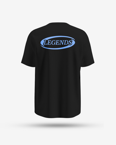 LEGENDS CULTURE LOGO TEE BLACK/BLUE