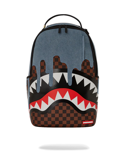 SPRAYGROUND DENIM DRIP DLXSV BACKPACK