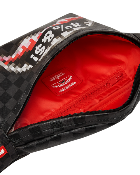 SPRAYGROUND CENSORED SHARK SAVVY CROSS-BODY