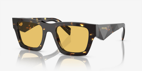 PRADA  YELLOW TORTOISE BLACK MALT