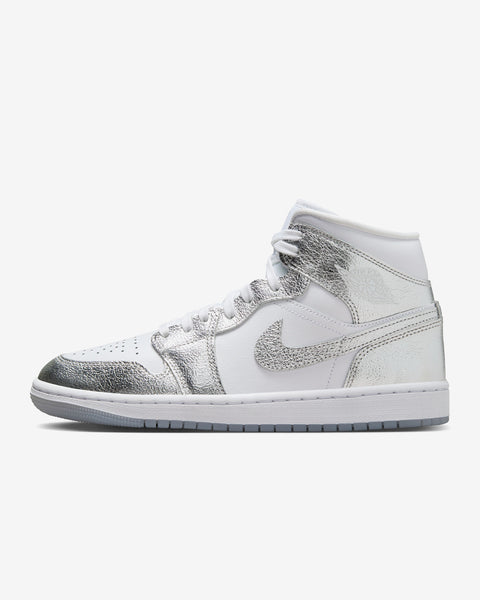 JORDAN 1 MID SE METALLIC SILVER (W)