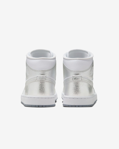 JORDAN 1 MID SE METALLIC SILVER (W)