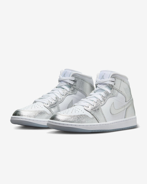 JORDAN 1 MID SE METALLIC SILVER (W)