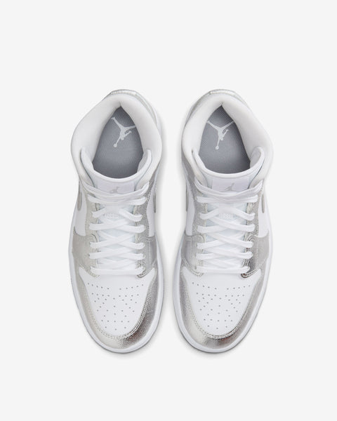 JORDAN 1 MID SE METALLIC SILVER (W)