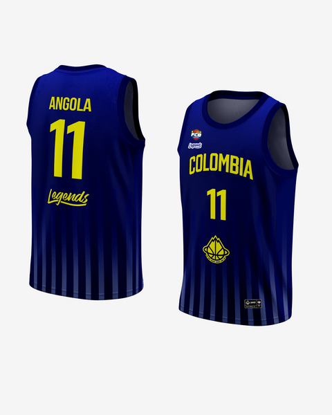 JERSEY COLOMBIA BASKETBALL -AZUL- LEGENDS X FCB