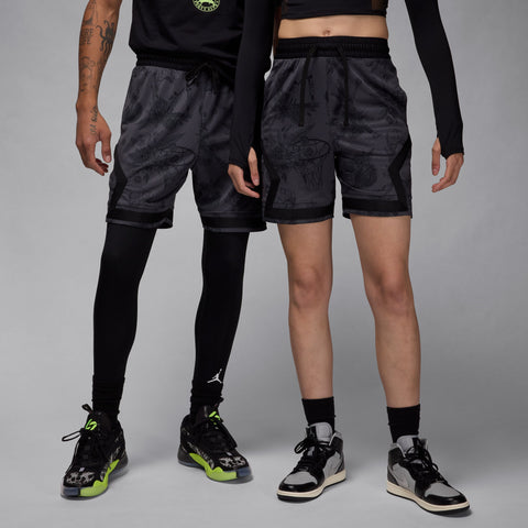 JORDAN SPORT DRI-FIT PRINTED DIAMOND SHORTS