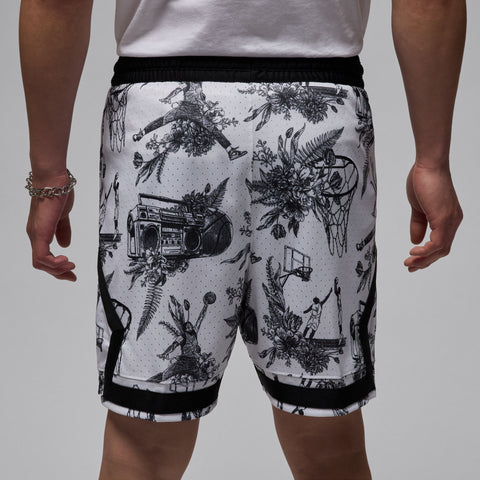 JORDAN SPORT DRI-FIT PRINTED DIAMOND SHORTS