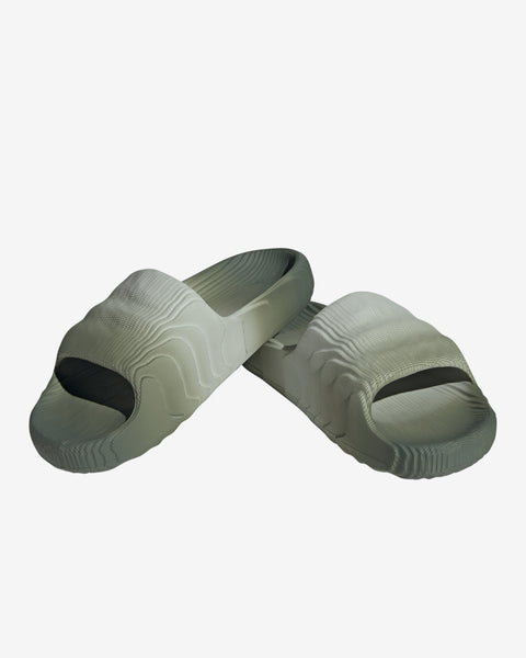 ADIDAS ADILETTE 22 SILVER GREEN