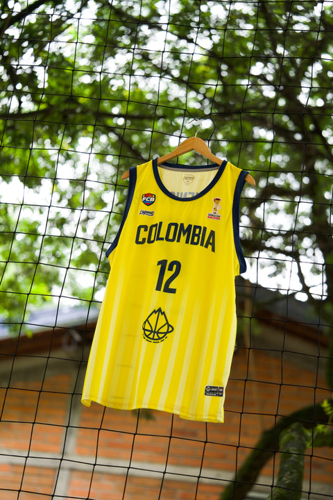 JERSEY COLOMBIA BASKETBALL -AMARILLO- LEGENDS X FCB