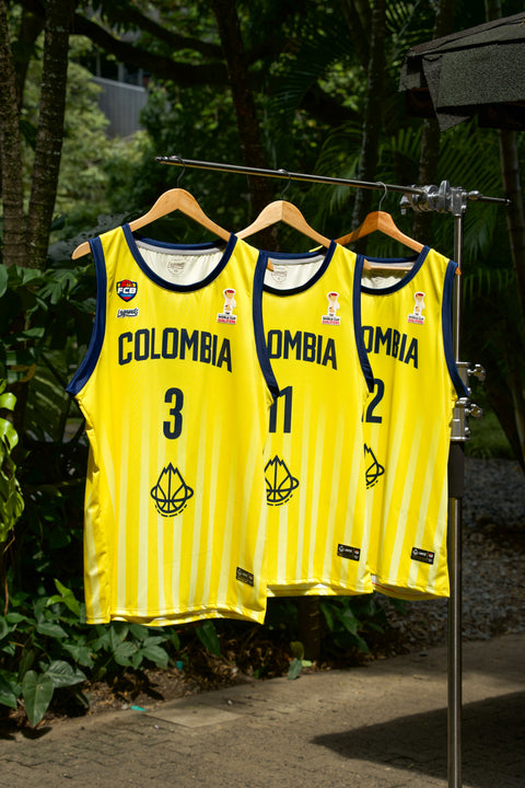 JERSEY COLOMBIA BASKETBALL -AMARILLO- LEGENDS X FCB