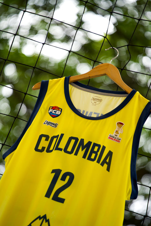JERSEY COLOMBIA BASKETBALL -AMARILLO- LEGENDS X FCB