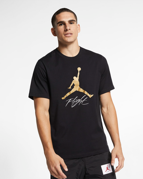 JORDAN JUMPMAN FLIGHT HBR TEE -GOLD-