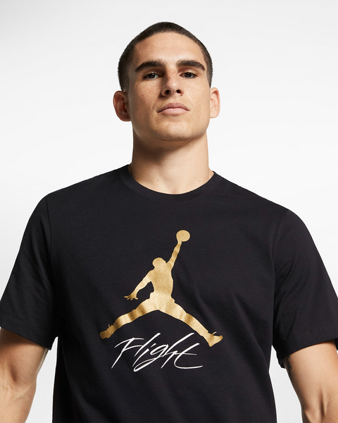 JORDAN JUMPMAN FLIGHT HBR TEE -GOLD-