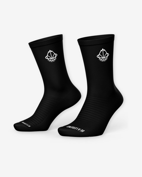 LEGENDS SOCKS BASICS BLACK HIGH PACK X3