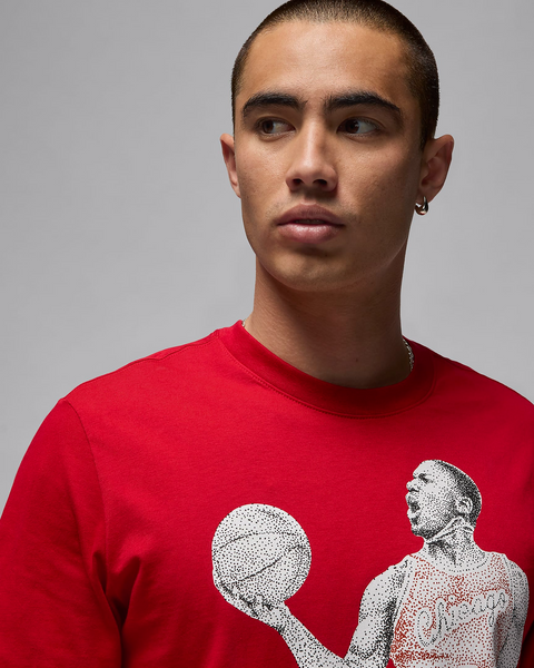 JORDAN  JUMPMAN DOT GRAPHIC RED TEE