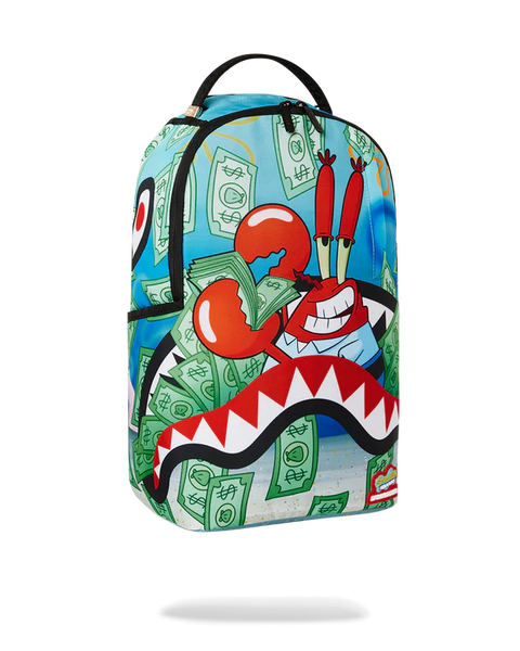SPRAYGROUND SPONGE BOB CRABS COUNT DLXSR BACKPACK