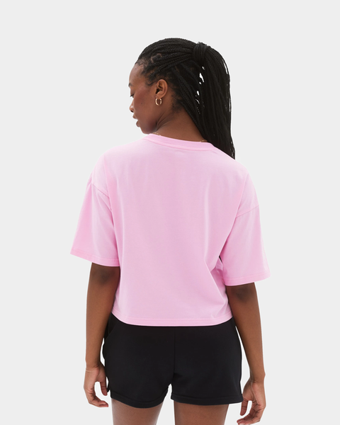 NEW BALANCE ESSENTIALS  LOGO TEE (W)